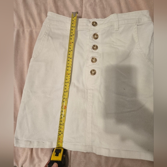 White Button-Up Skirt - Picture 2 of 5